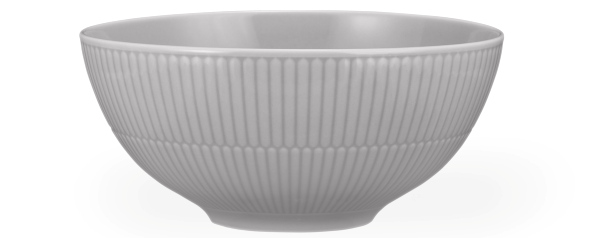 Seltmann Weiden Schüssel rund 21,5cm Amina 3 Silbergrau , Schale, Porzellan, Töpferei, Suppenschüssel, Rührschüssel