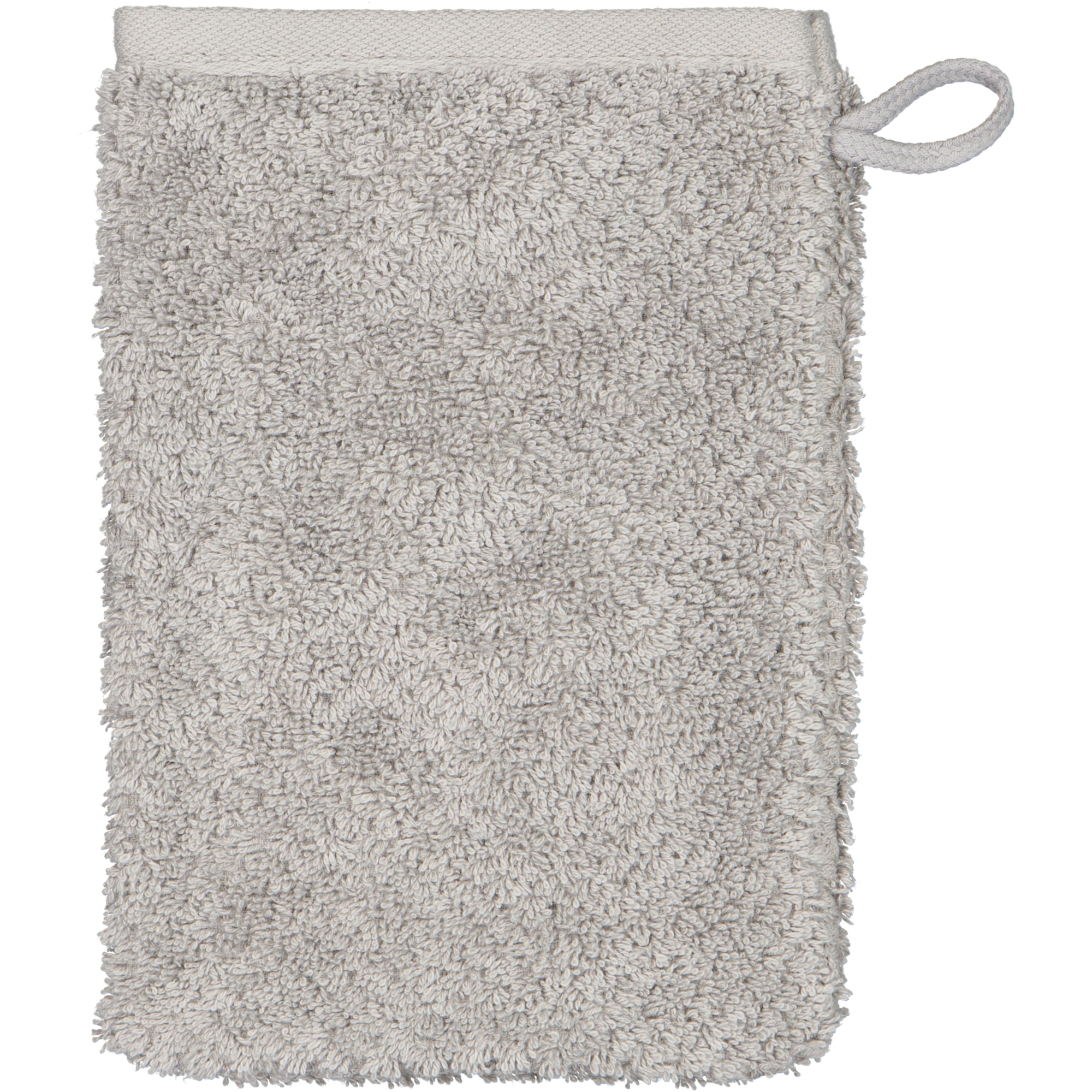 Cawö Waschhandschuh PURE 16x22cm in Farbe stein