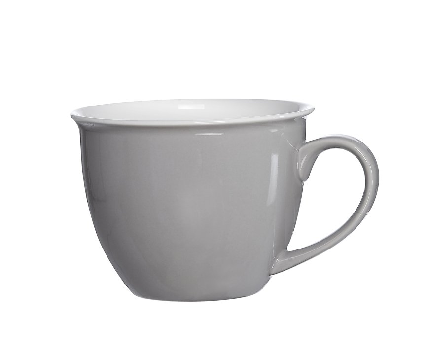 Ritzenhoff & Breker Jumboobere 420ml DOPPIO in Porzellan grau Ritzenhoff & Breker Jumboobere Doppio 350ml in Farbe grau