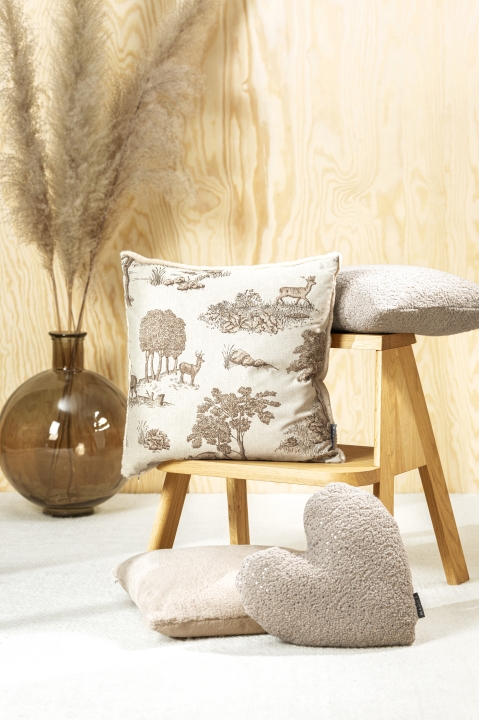 Magma Heimtex Kissenhülle HUBERTUS ca. 45x45cm in Farbe sand