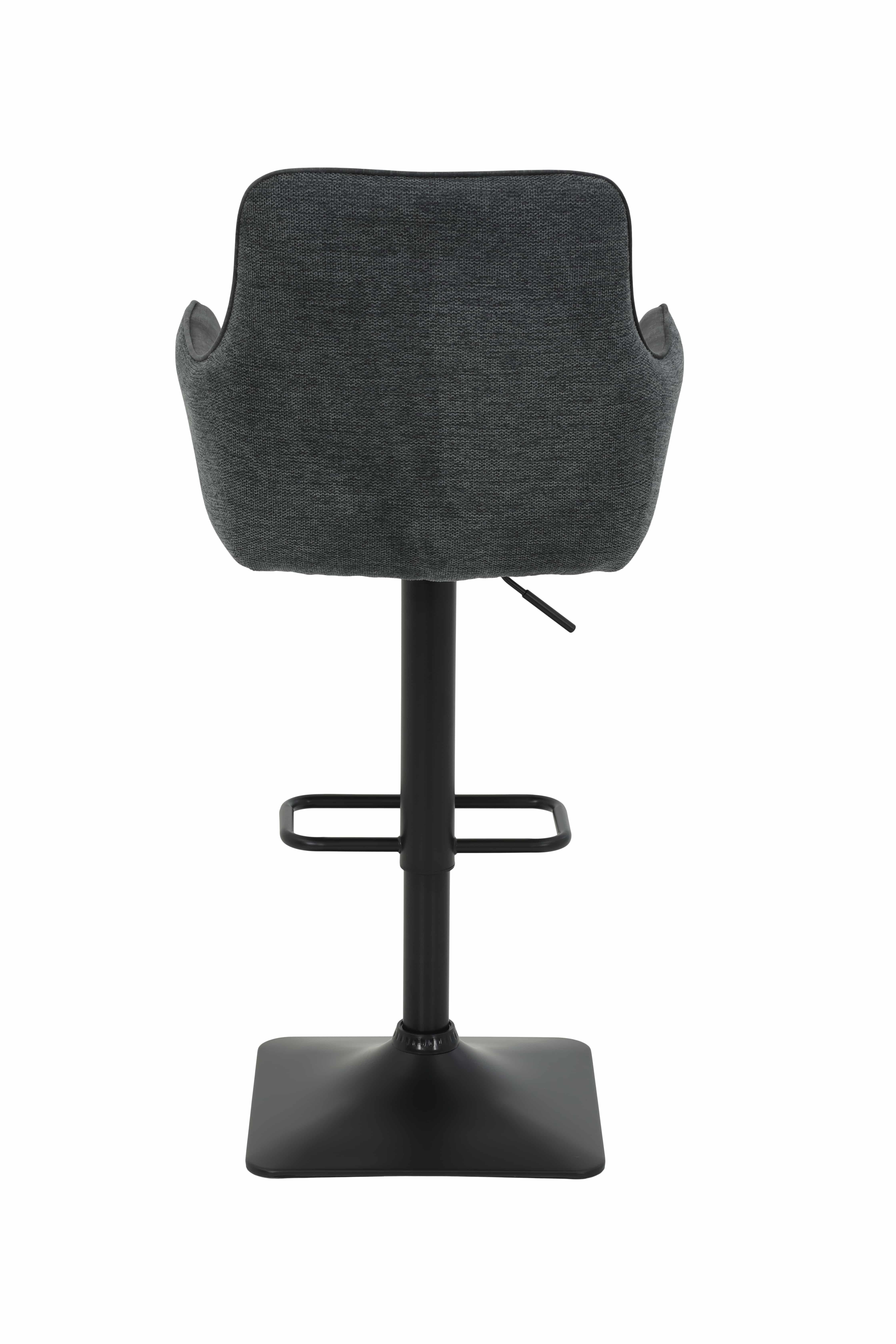 Hela Barhocker DORA H ca.B51 H97-117 T57 cm in Samtvelour anthrazit 46