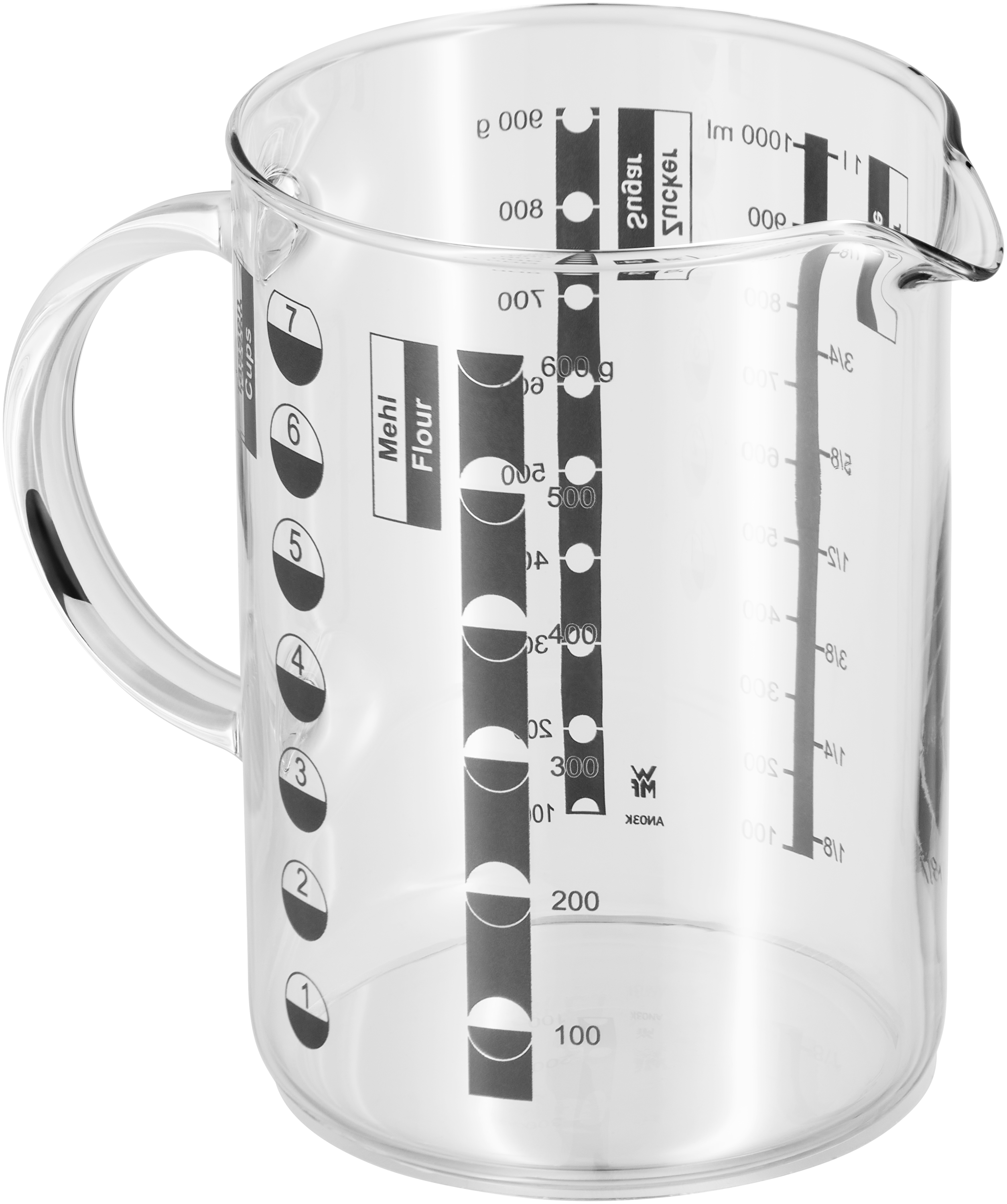 WMF Gourmet Messbecher 1,0 L in tranparent WMF Gourmet Messbecher 1,0 L in tranparent