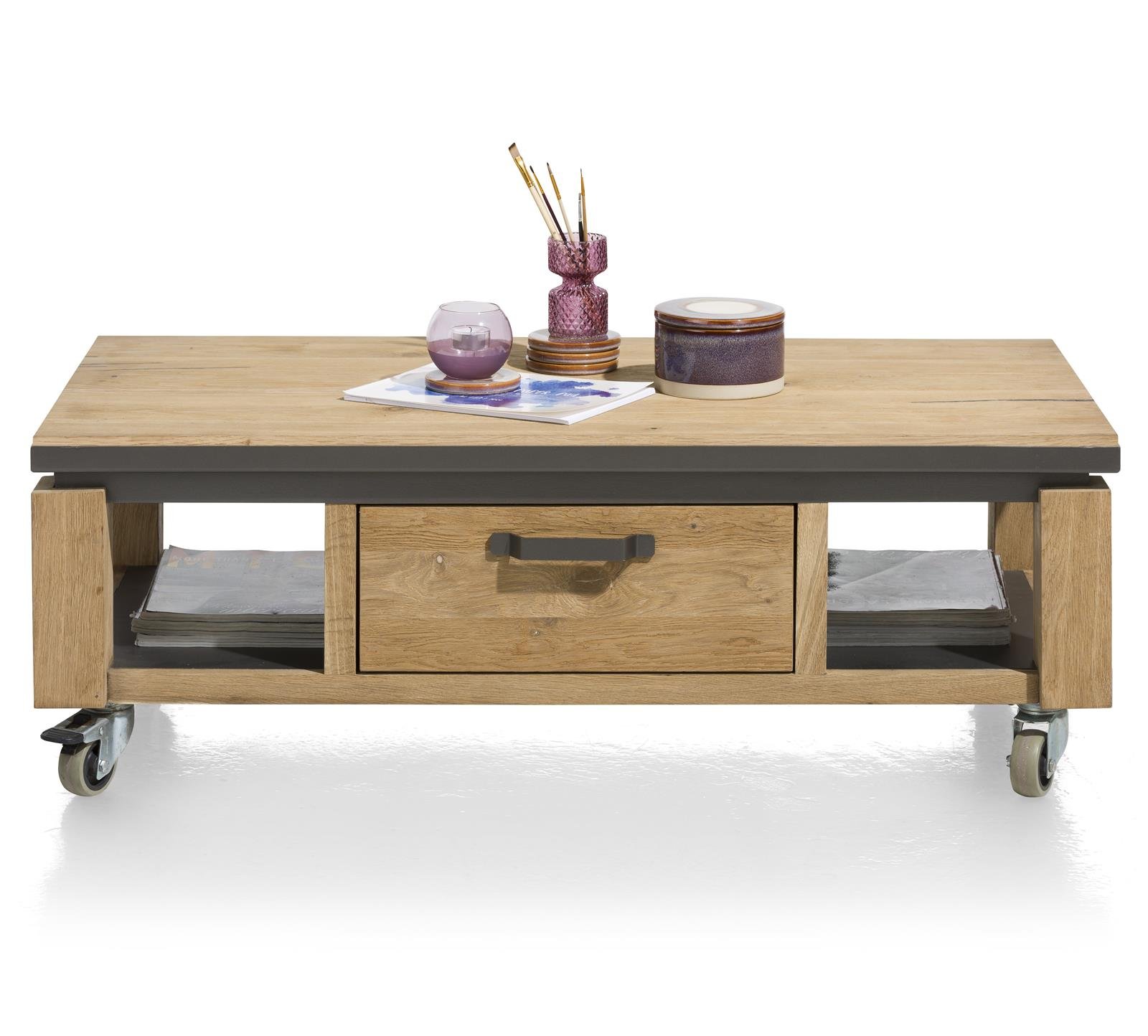 Henders & Hazel Couchtisch, ca. 120 x 65 cm in Eiche braun