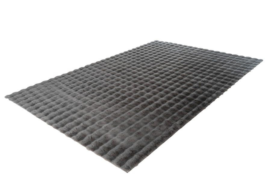 Webteppich HARMONY ca. 200x290cm in Farbe graphite, Schaummatte, Akustikmatte, Kabelmatte?, Fell-Optik, Raues Muster, Hochflor?, Dämpfungsmatte, Isolationsmatte, Rollenmatte, Klangdämmmatte