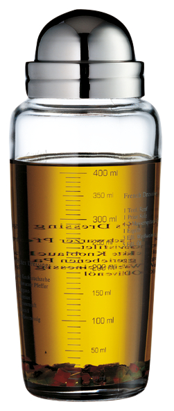 WMF Salat-Dressing-Shaker, 400 ml in Edelstahl