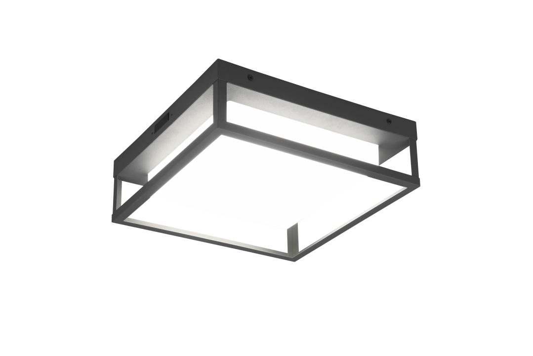 Trio LED-Deckenleuchte WITHAM in anthrazit