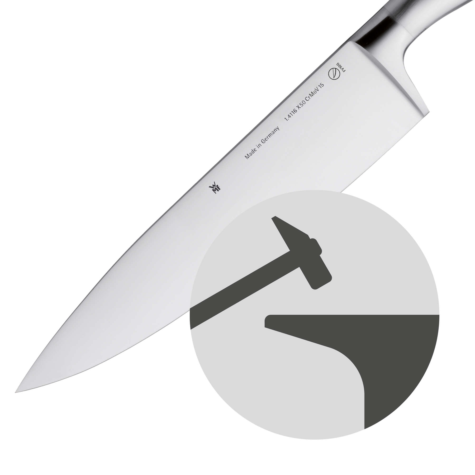 WMF Grand Gourmet Zubereitungsmesser in Edelstahl