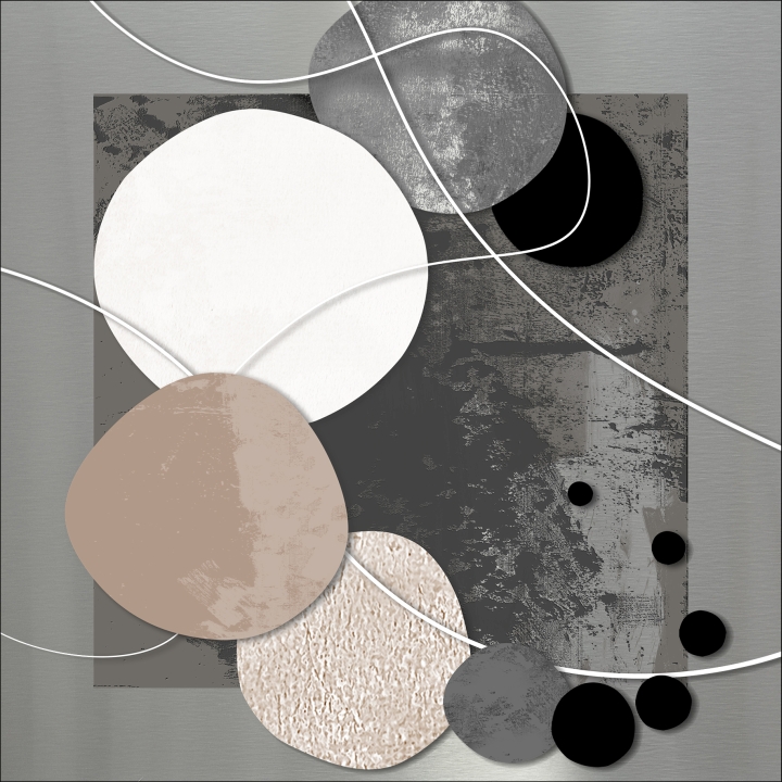 PRO ART Alu-Art 50x50cm New Geometric Shapes VI