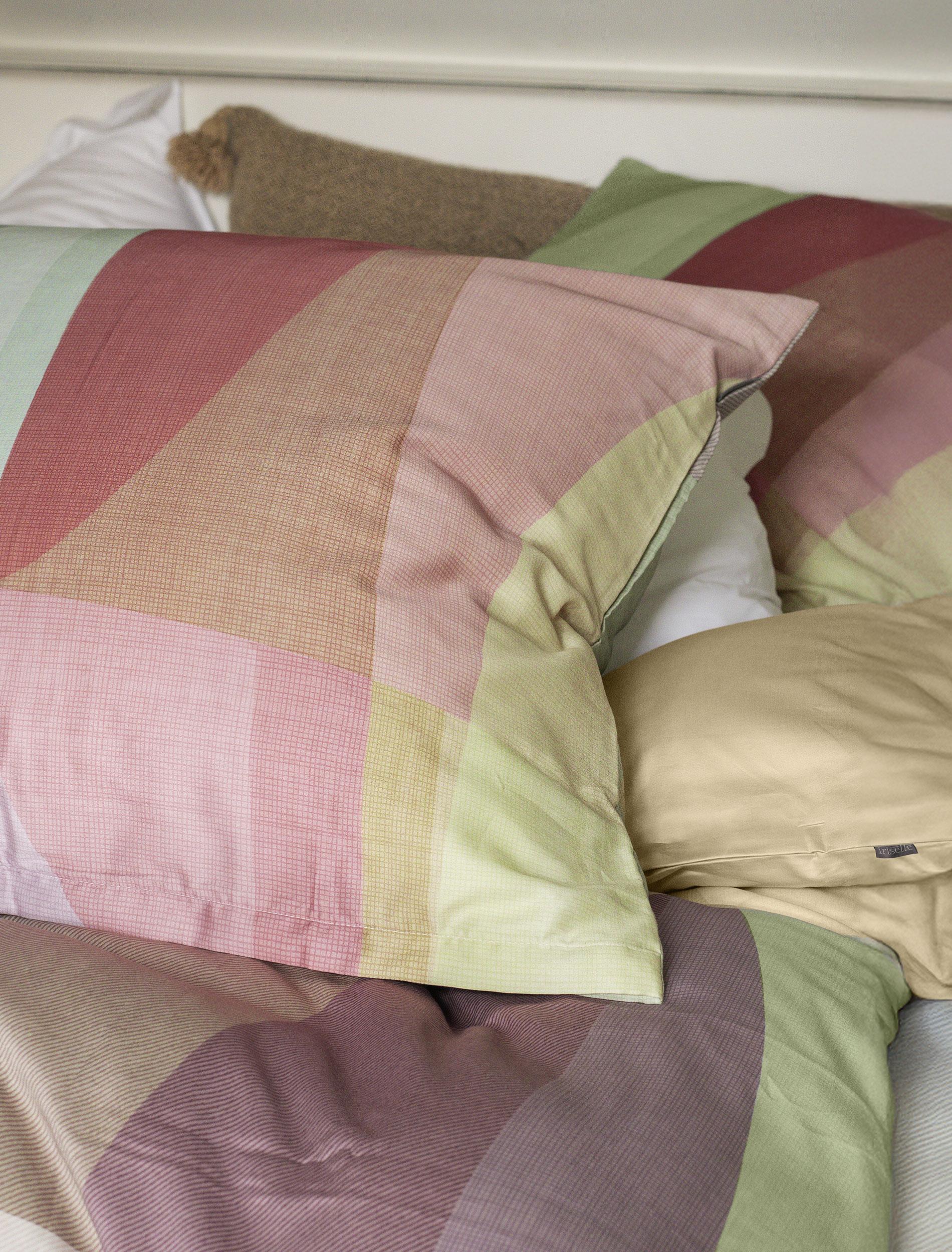 Irisette Mako-Satin Bettwäsche WAVE ca. 155x220cm in Farbe multi