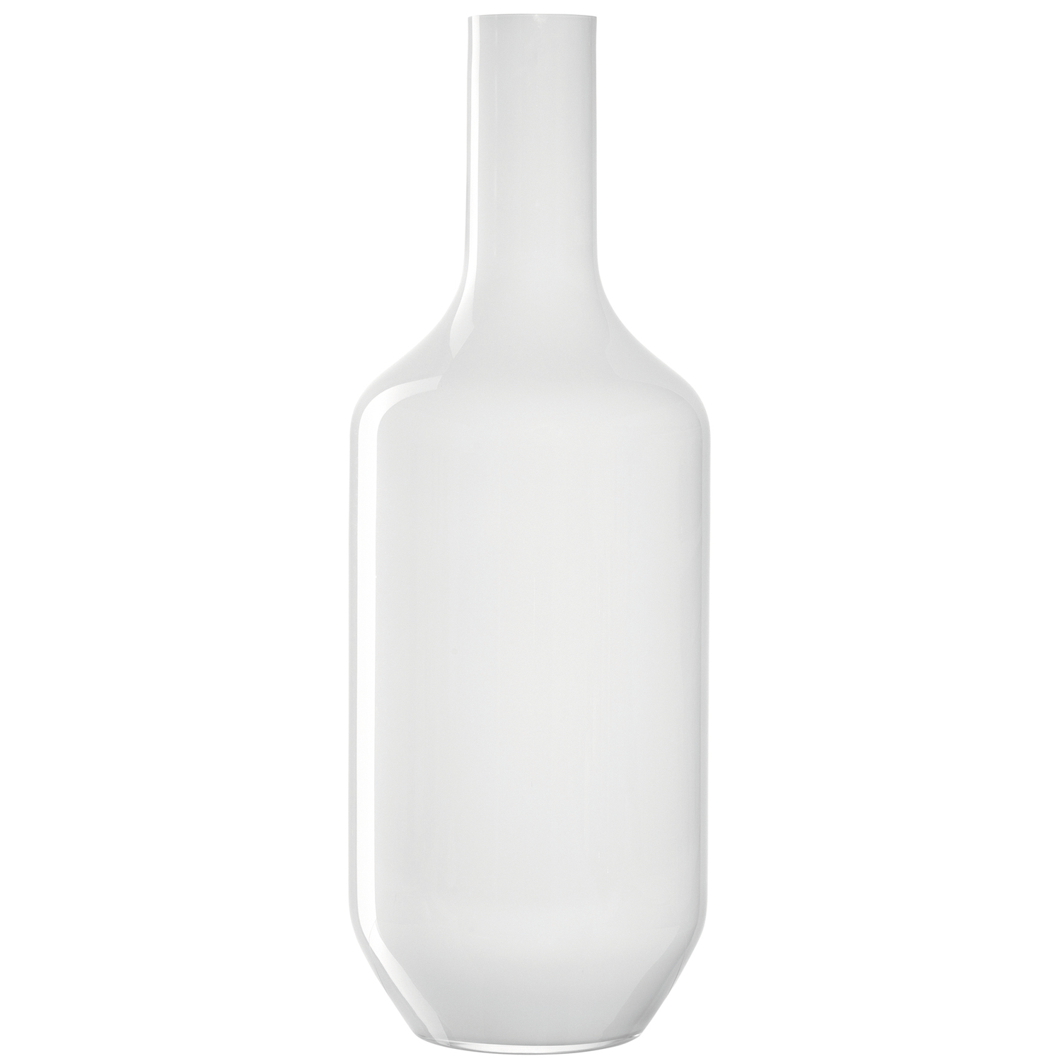 Leonardo Vase Milano 64cm in Farbe weiß