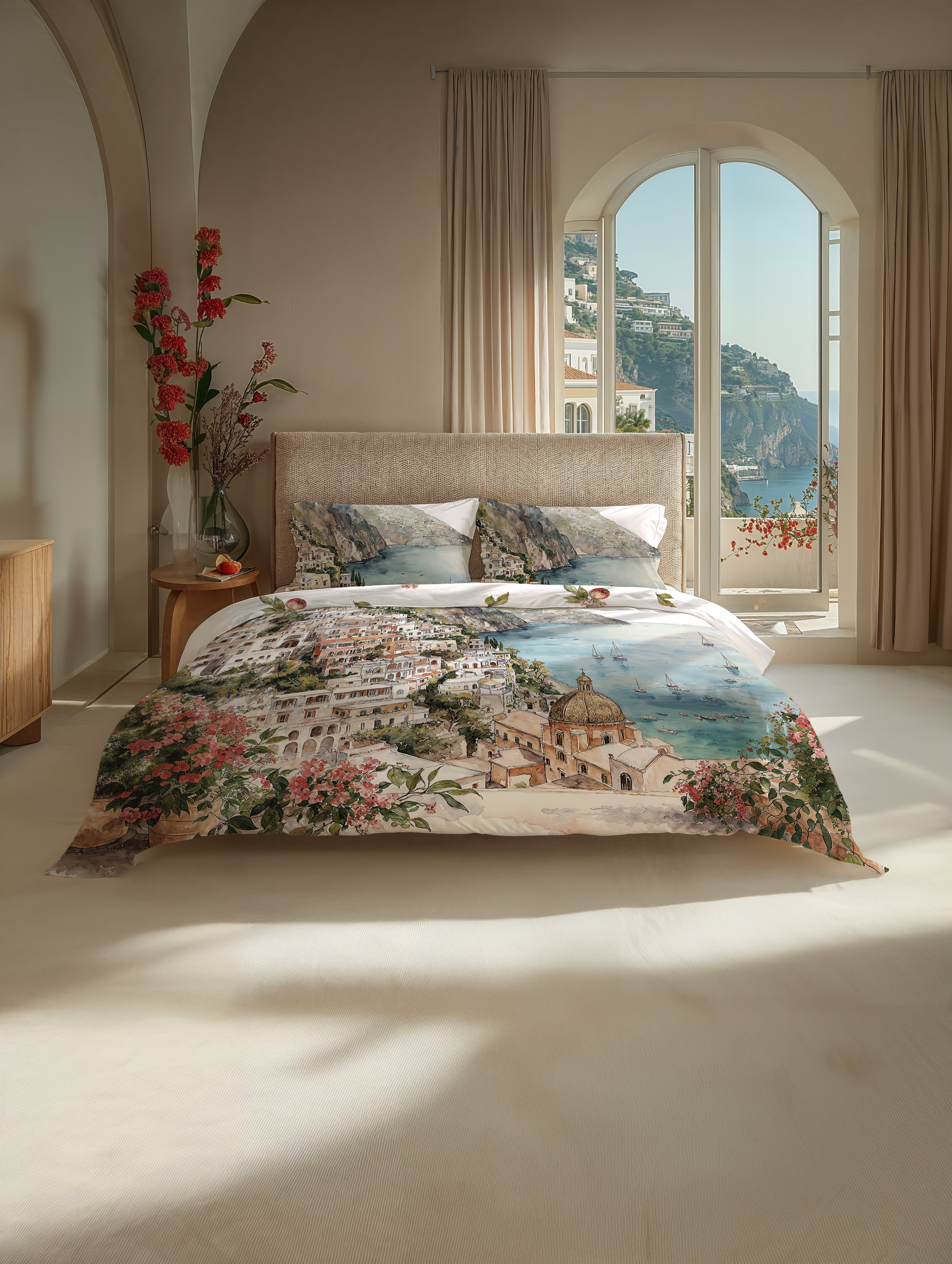 Heckettlane Bettwäsche ca. 135x200cm in Farbe Multi