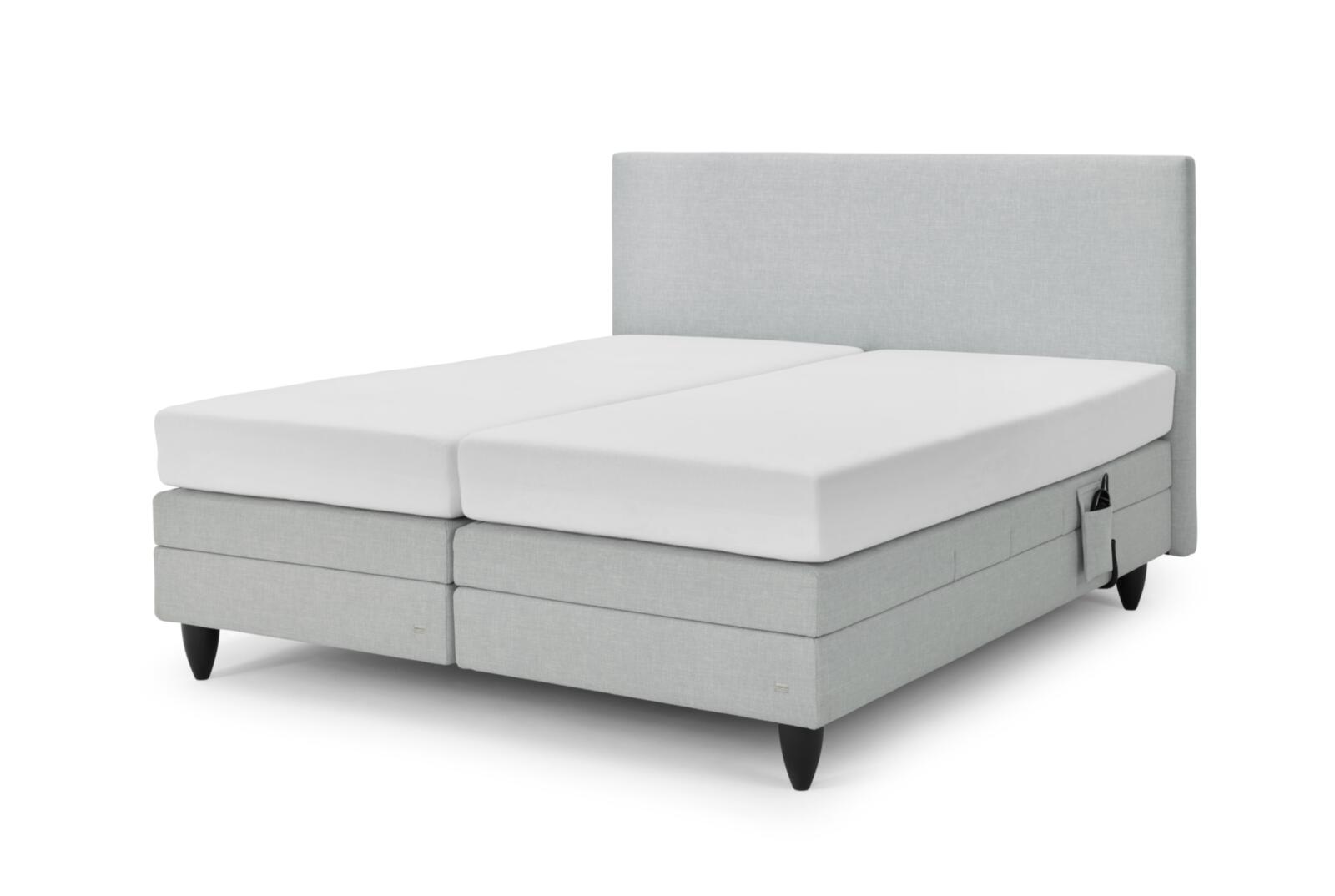 RUF Betten Boxspringbett MOVIDA ca. 180x200cm in Farbe Stoff hellgrau