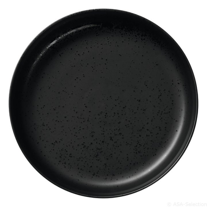 ASA-Selection Gourmetteller Coppa in Farbe schwarz matt