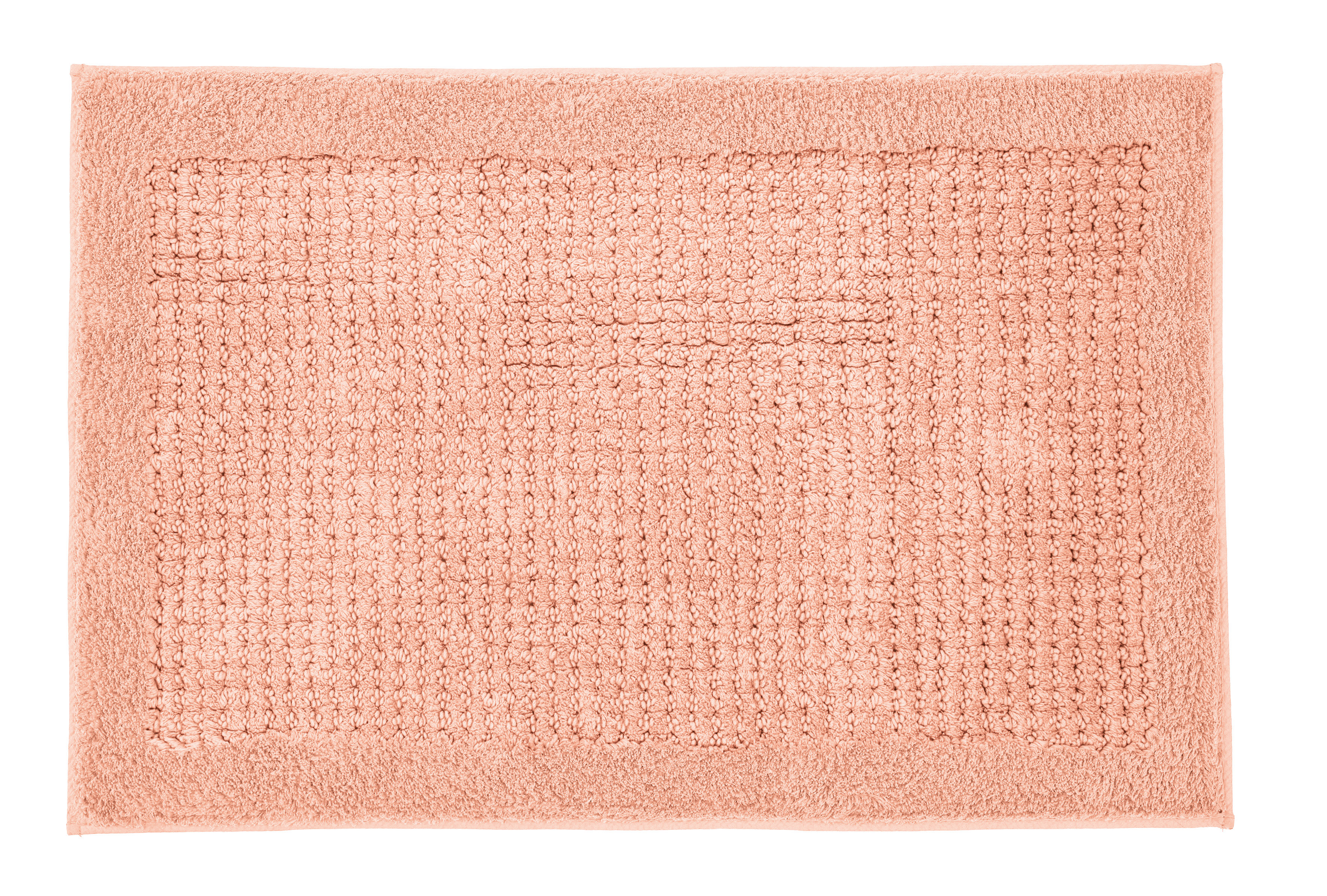 Kleine Wolke Badteppich NET ca. 80x140cm in Farbe papaya