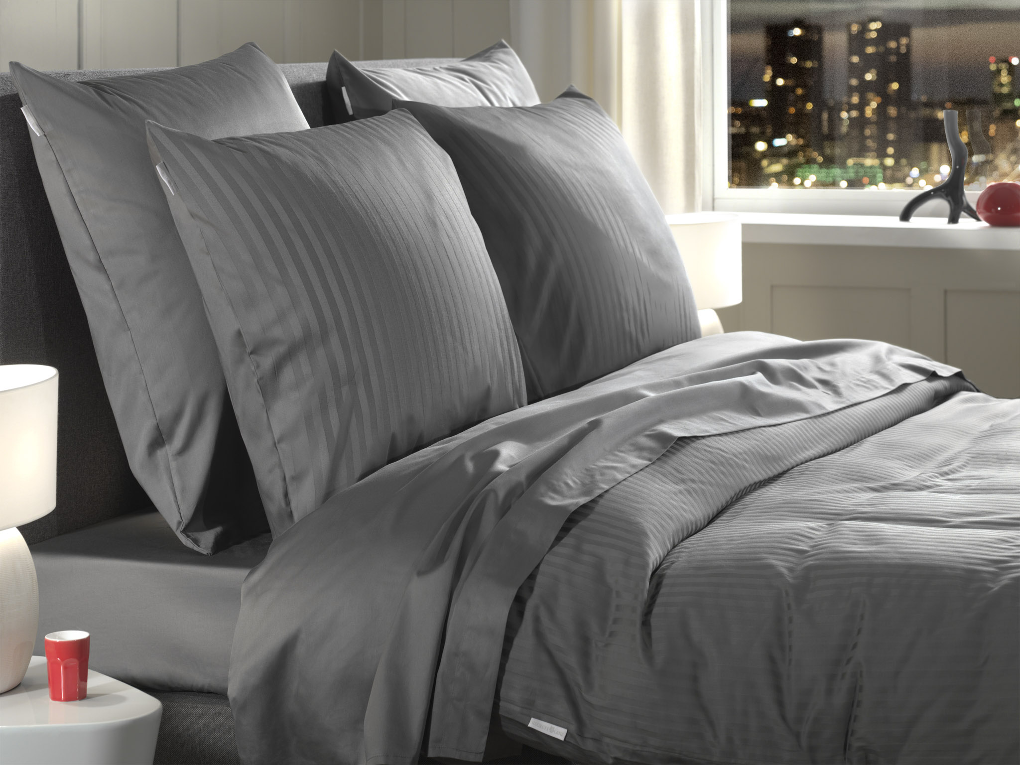 Heckettlane Bettwäsche ca. 135x200cm in Farbe Classic-Anthracite