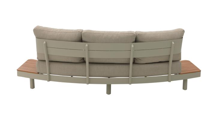 Interliving Lounge-Sofa IL-7015 in Natur/Gestell Aluminium beige Interliving Lounge-Sofa IL-7015 in Natur/Gestell Aluminium beige, Couch, Mobiliar, Kissen, Dekoration für Zuhause, Bank
