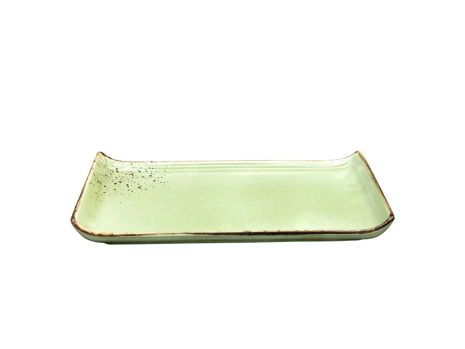 CreaTable BBQ Platte Nature Collection in Farbe Green glänzend CreaTable BBQ Platte Nature Collection in Farbe Green glänzend