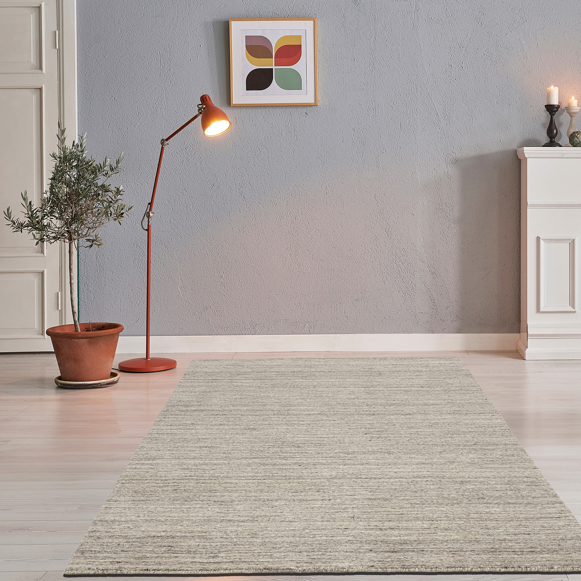 Theo Keller Handwebteppich PURE 70x140 in ca. 70 x 140 cm
