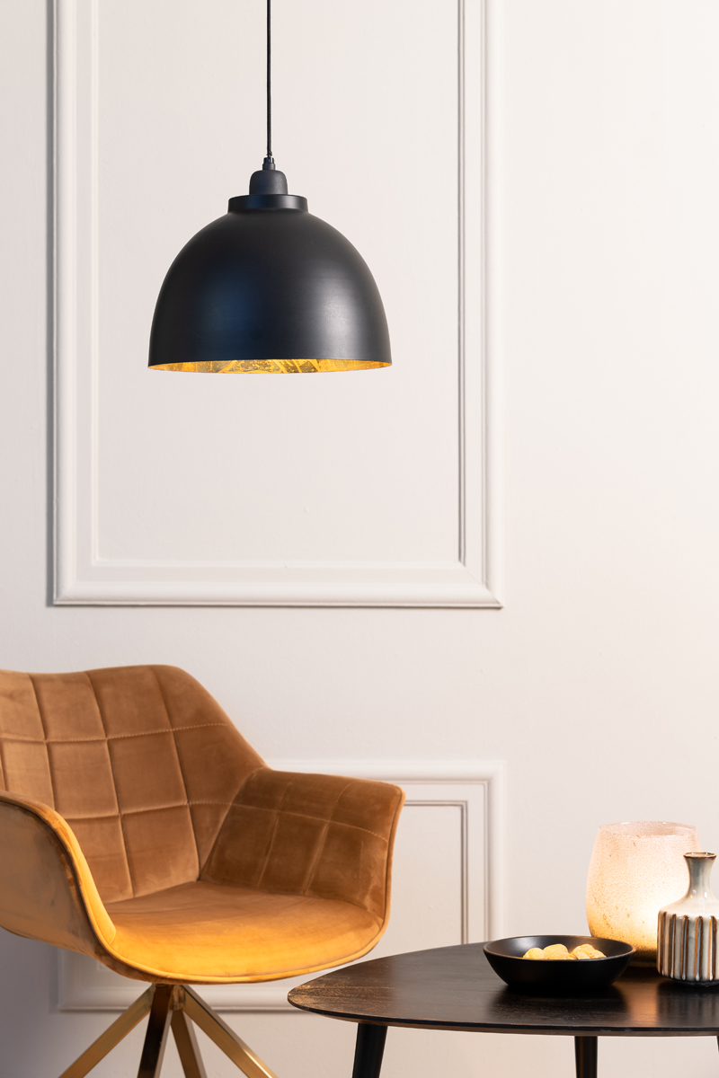 Light & Living Hängeleuchte Kylie in Schwarz-Gold