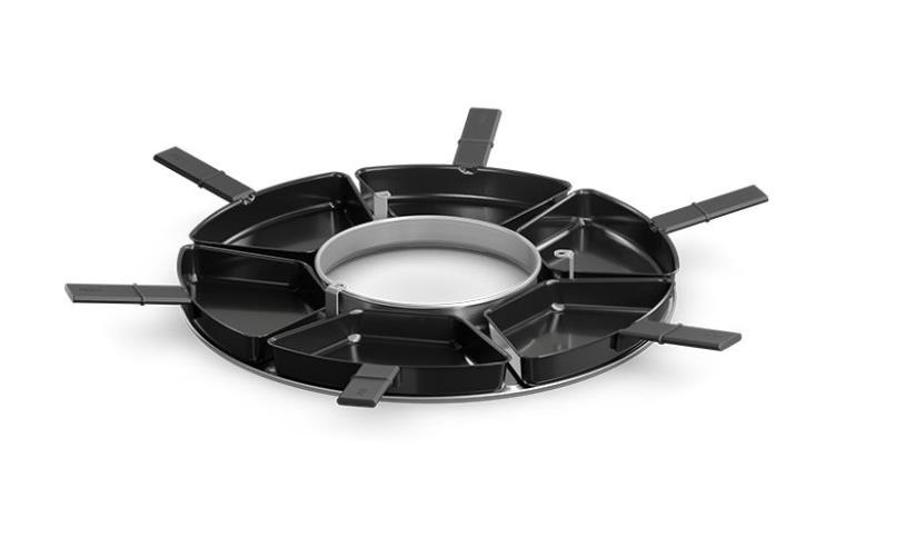 Pfännchen Set in antihaft, Kochtopf-Untersetzer, Pfannenhalter, Kochring, Backformen-Ring, Küchenzubehör