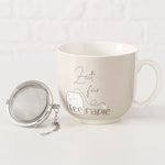 Boltze Becher Tee, 2 tlg. TEE in Keramik
