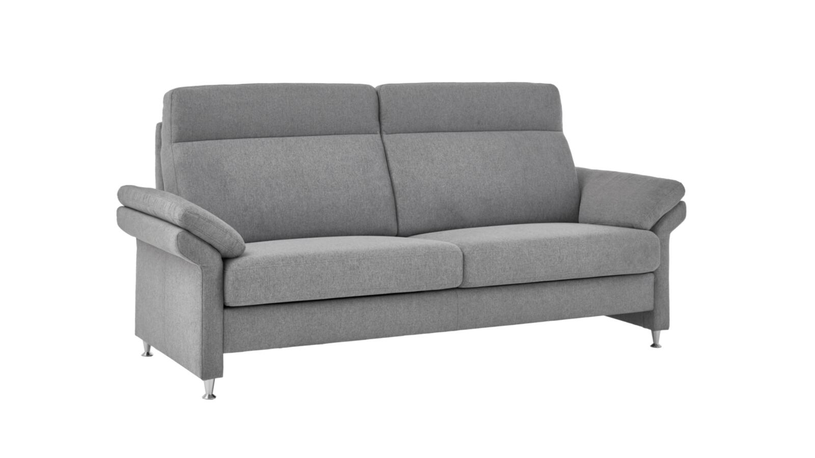 Carina 3-Sitzer Sofa PRIMUS ca. B196 H103 T89 cm in Stoff Mono light grey PG: 2/6 Carina 3-Sitzer Sofa PRIMUS ca. B196 H103 T89 cm in Stoff Mono light grey PG: 2/6, Couch, Mobiliar, Kissen, Dekoration für Zuhause, Stuhl