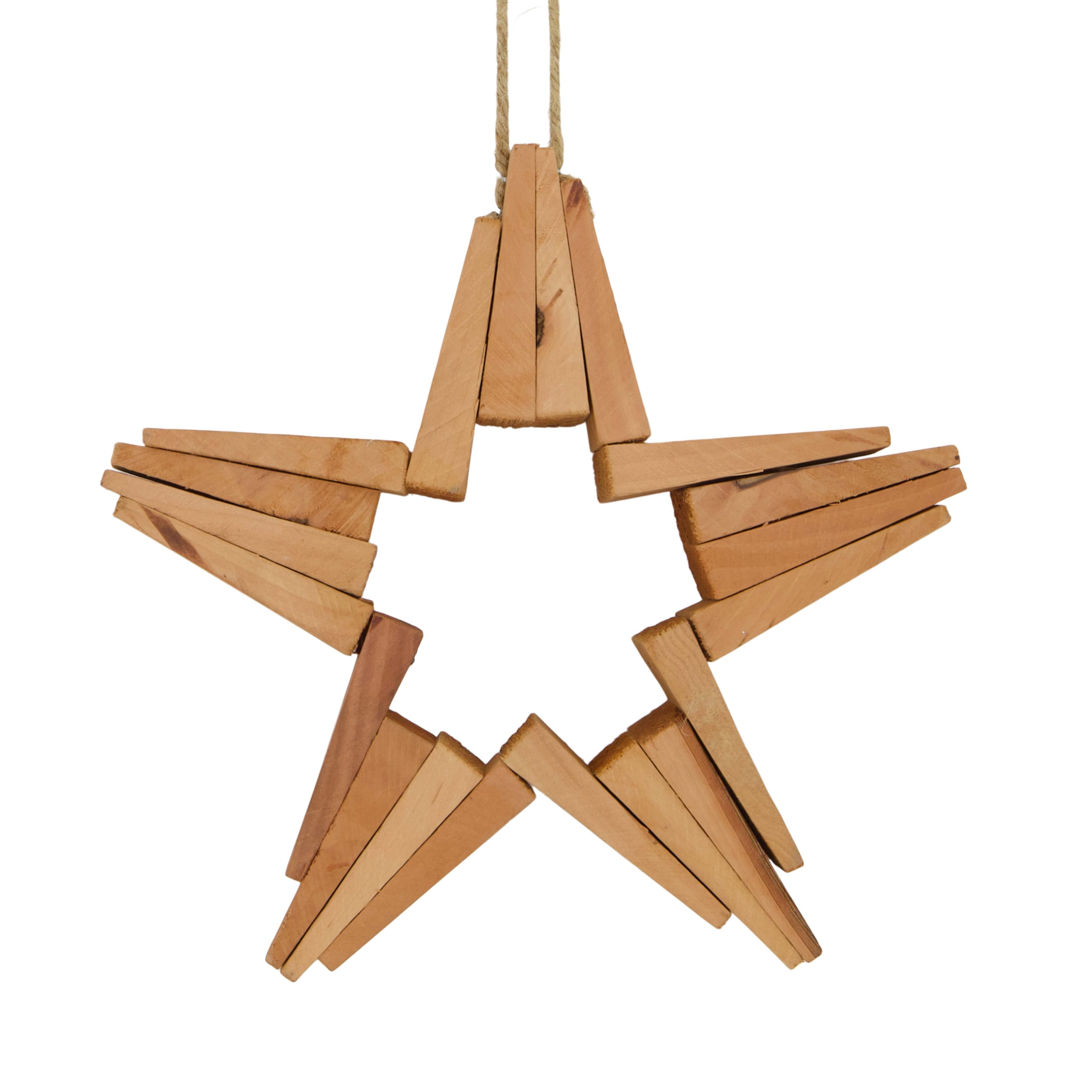 Dijk Natural Collections Hanger in Farbe natur, Holz, Kronleuchter, Lampe, Kreuz, Symbol