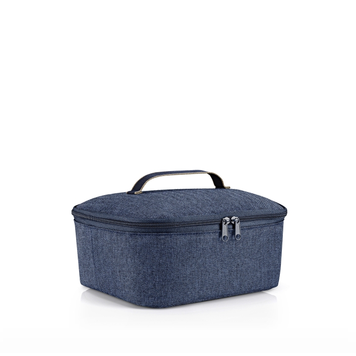 Reisenthel COOLERBAG M POCKET in Farbe herringbone dark blue