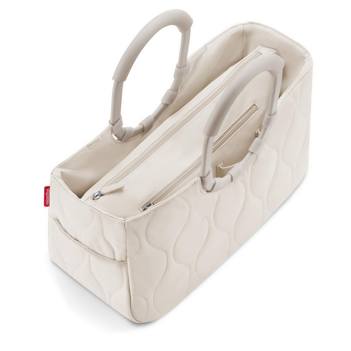 Reisenthel LOOPSHOPPER M in Farbe puffer stone, Tasche, Quiltung, Handtasche, Kompakt, Grau