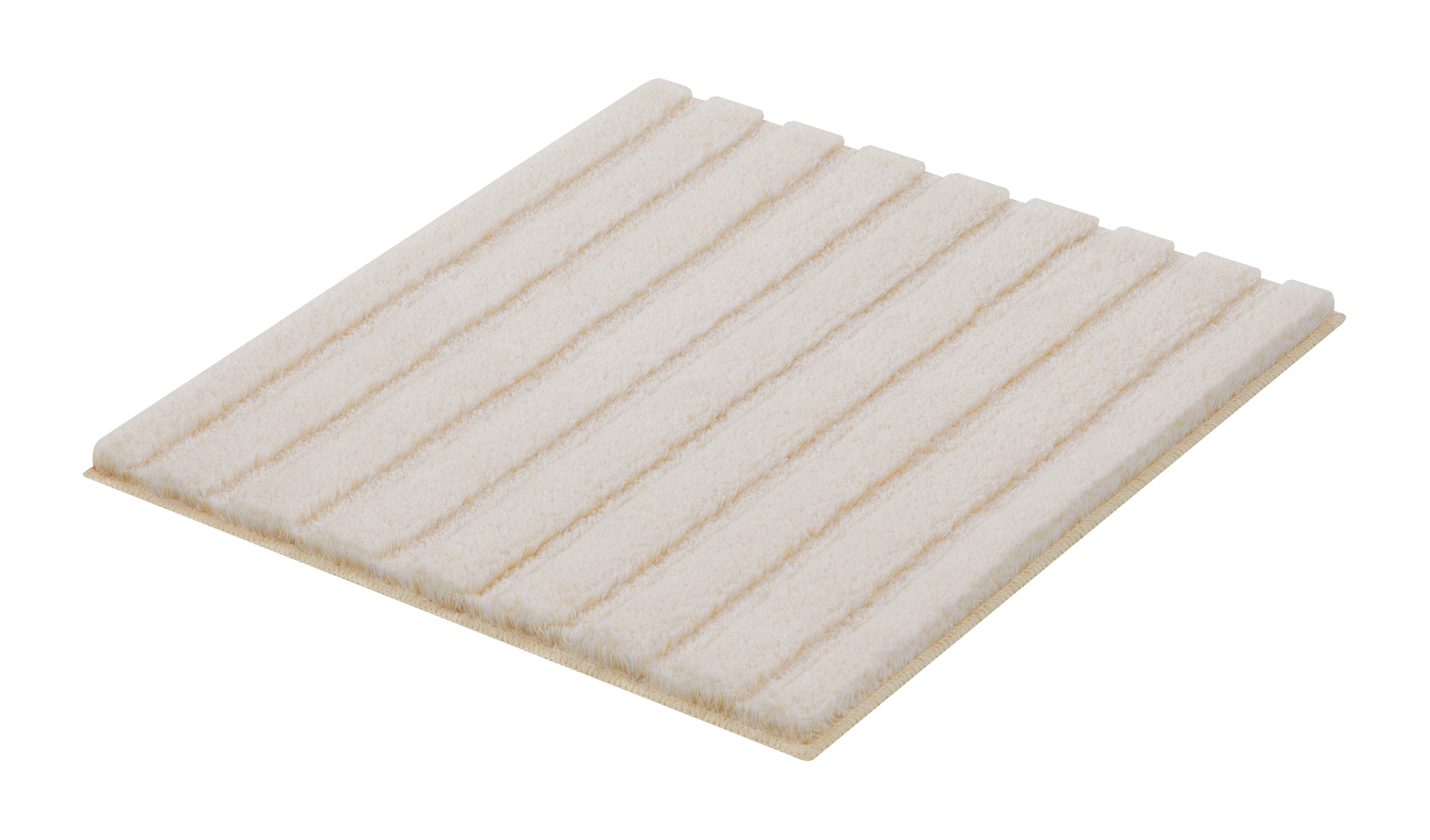 Kleine Wolke Badteppich CORD ca. 60x60cm in Farbe Sandbeige