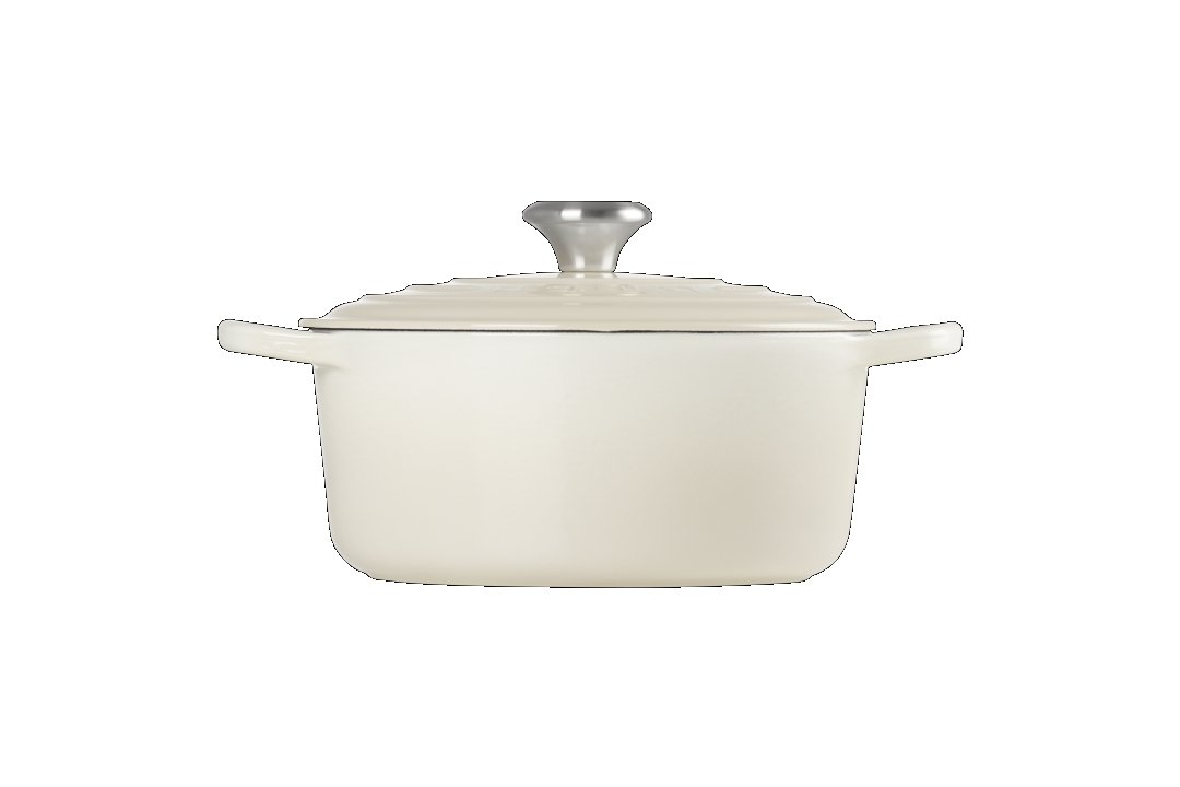 Le Creuset Bräter Sig 24cm SIG in Farbe Meringue Le Creuset Bräter Ø ca. 24cm Meringue Rund
