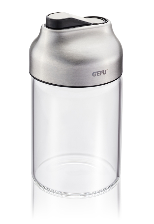 GEFU Zucker- oder Milchdosierer TIP in Farbe schwarz/silber GEFU Zucker- oder Milchdosierer TIP in Farbe schwarz/silber