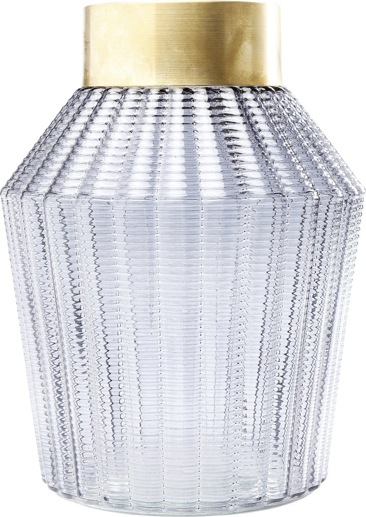 Vase Barfly ca. 30cm hoch in grau