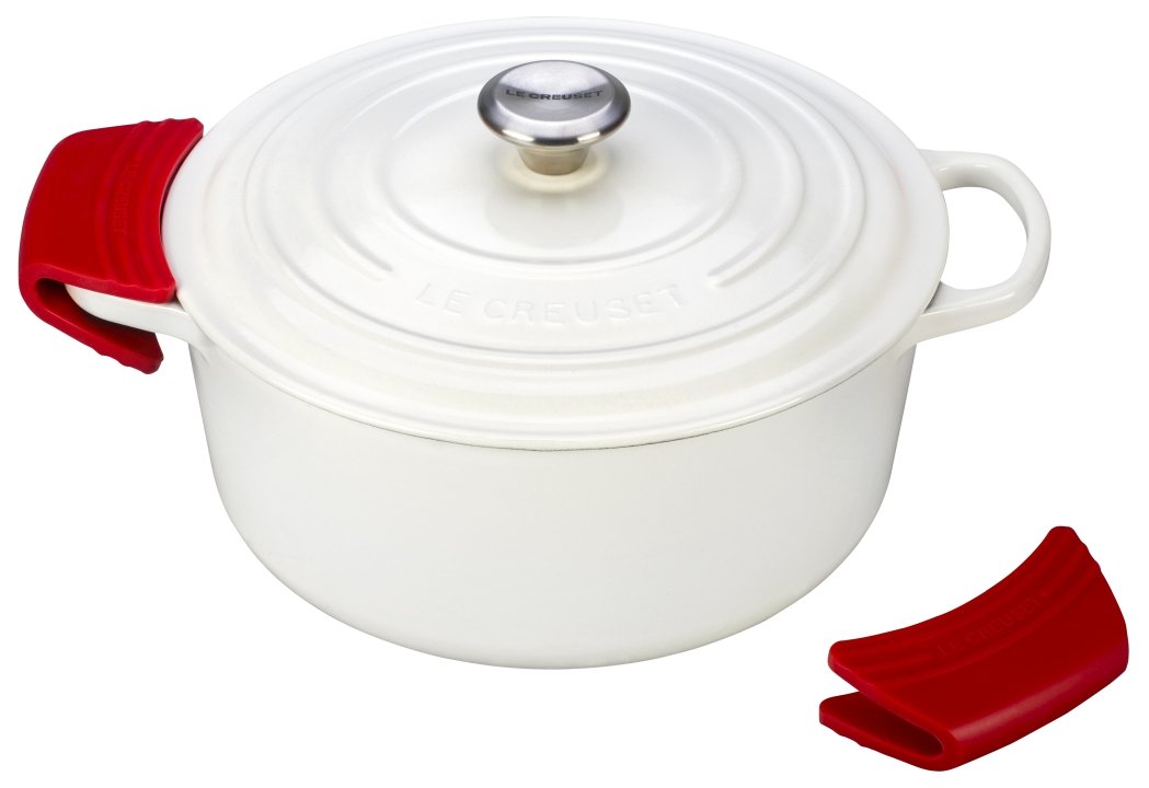 Le Creuset Silikon-Griffschutz Kirschrot 2er-Set Le Creuset Silikon-Griffschutz Kirschrot 2er-Set