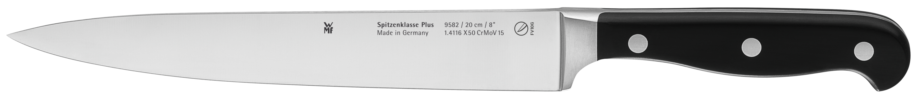 WMF Spitzenklasse Plus Fleischmesser in schwarz/Edelstahl