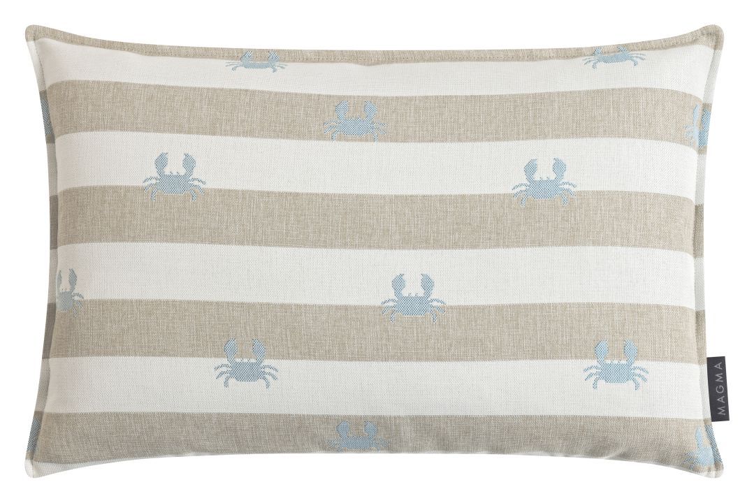 Magma Heimtex Kissenhülle CRAB ca. 40x60cm in Farbe natur, Kissen, Dekoration für Zuhause, Leinen, Schildkröte