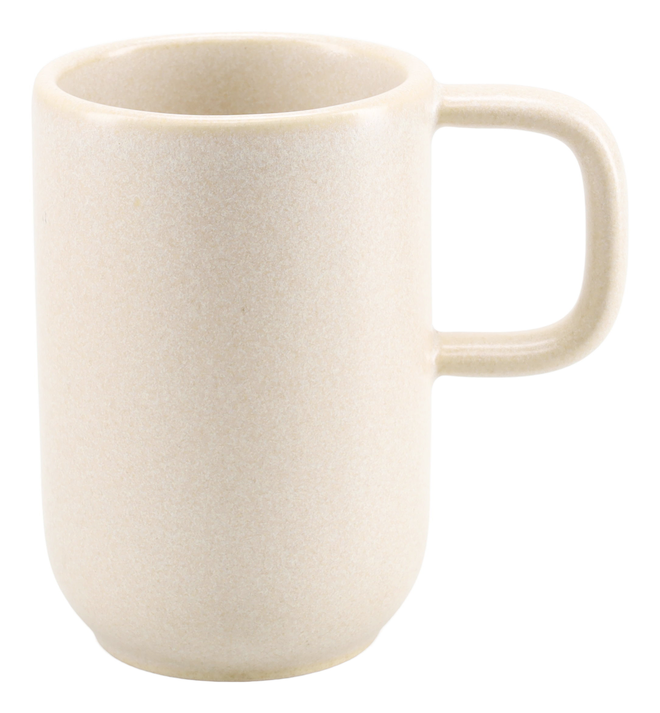 CreaTable Kaffeebecher Uno in Farbe sand, Kaffeebecher, Becher, Keramik, beige, groß