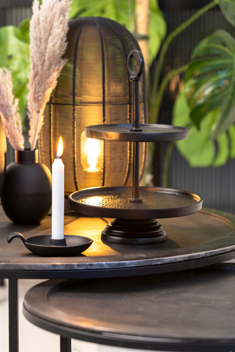 Light & Living Etagere LUTEK in Schwarz