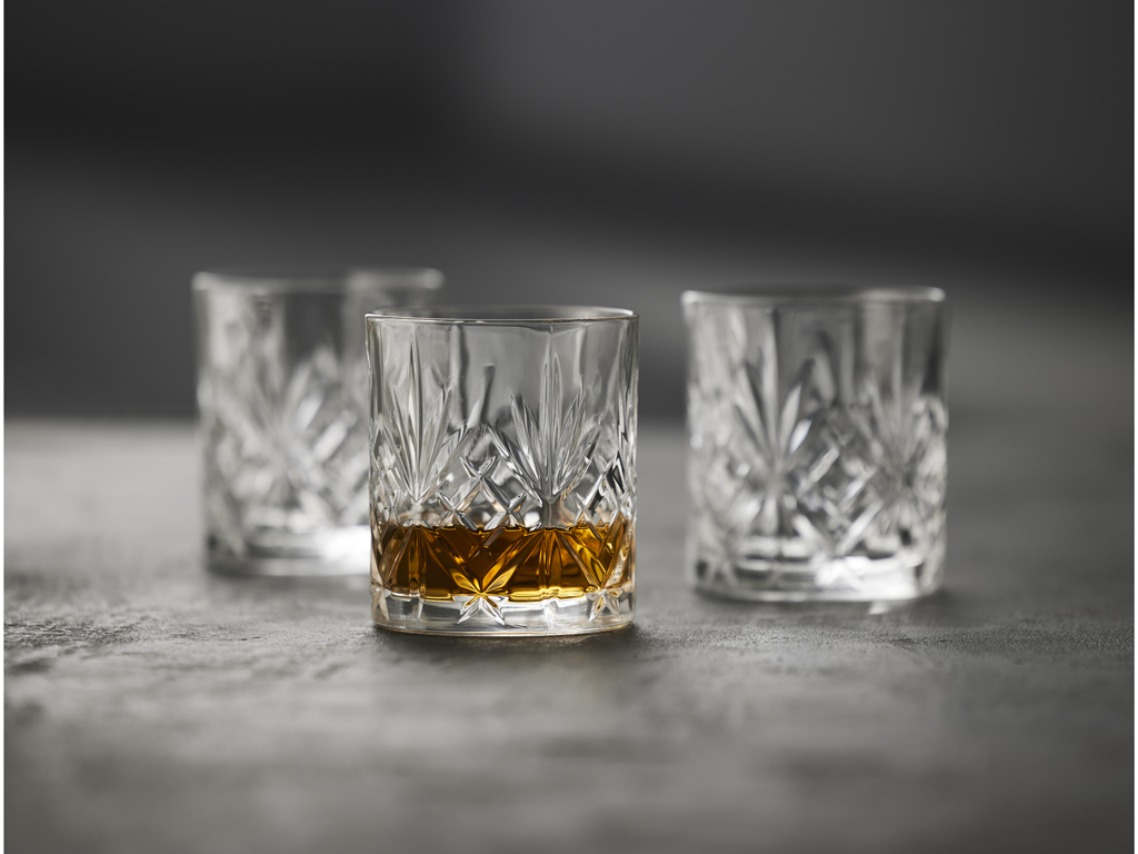 F&H Whiskyglas MELODIA 0,031 Liter in Farbe Klar