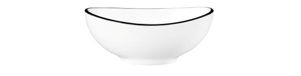 Seltmann Weiden Bowl oval M5307 9 cm Modern Life 10826 Black Line 