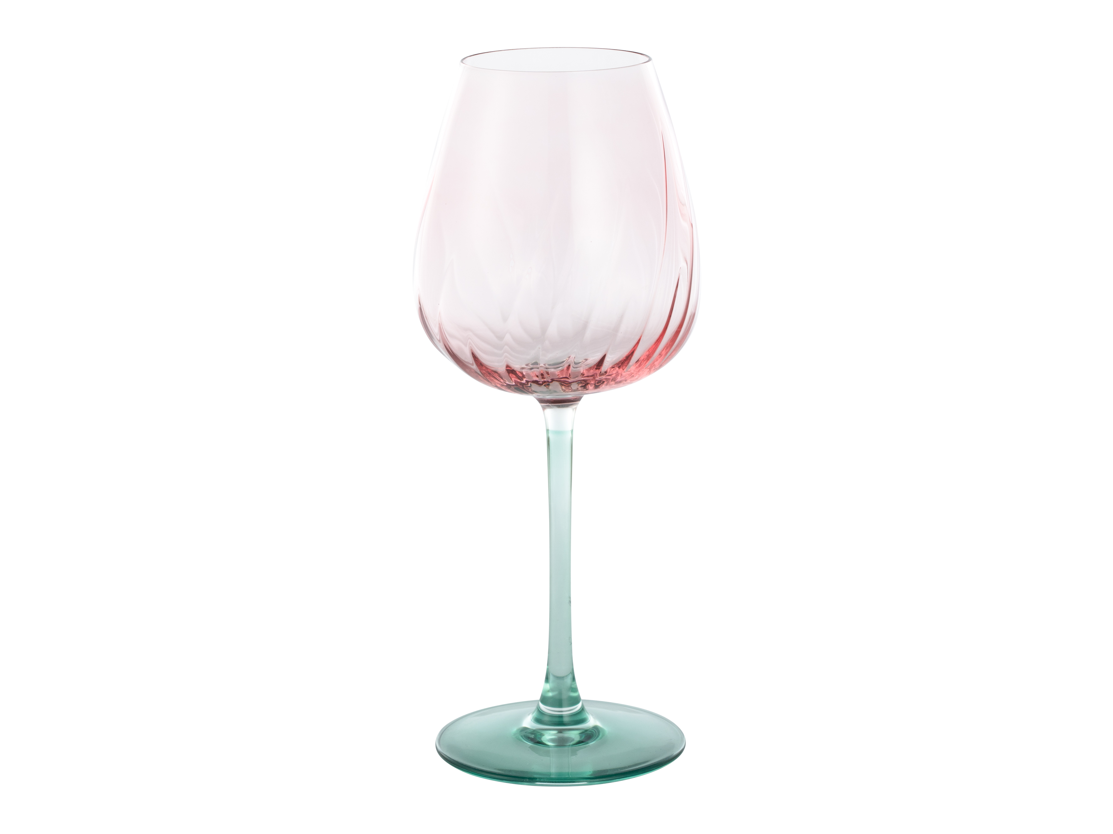 CreaTable Weinglas Swirly 4-tlg., Weinglas, Rotlins, Kristallglas, Spiegelglas, Stielglas