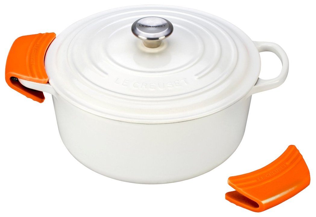 Le Creuset Silikon-Griffschutz Ofenrot 2er-Set