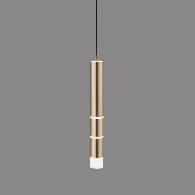 Paul Neuhaus LED-Pendelleuchte Pure-Vega in Messing matt
