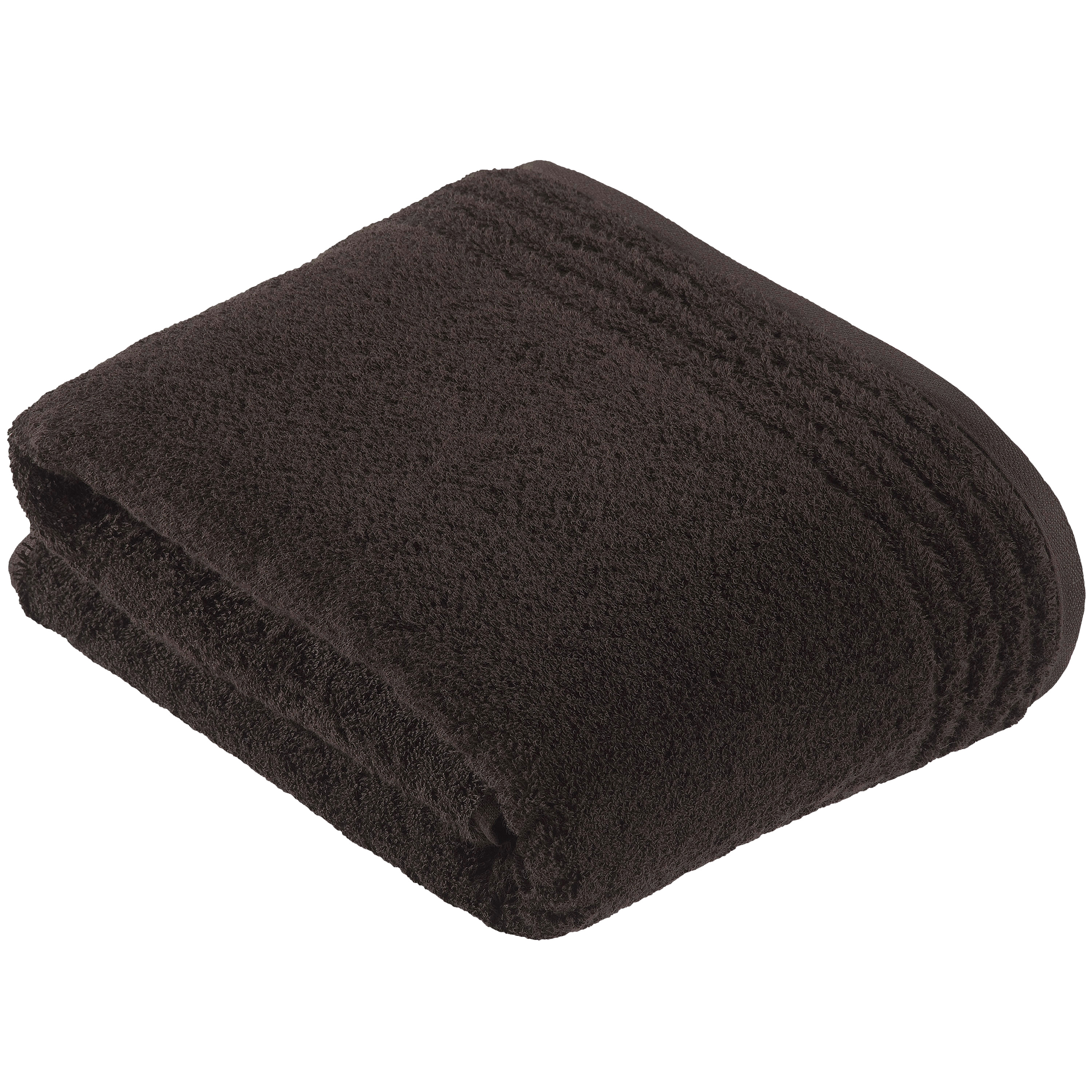 Vossen Badetuch Vienna Style Supersoft ca. 80x160cm in Farbe espresso, Handtuch, Frottee, Dunkelbraun, Baumwolle