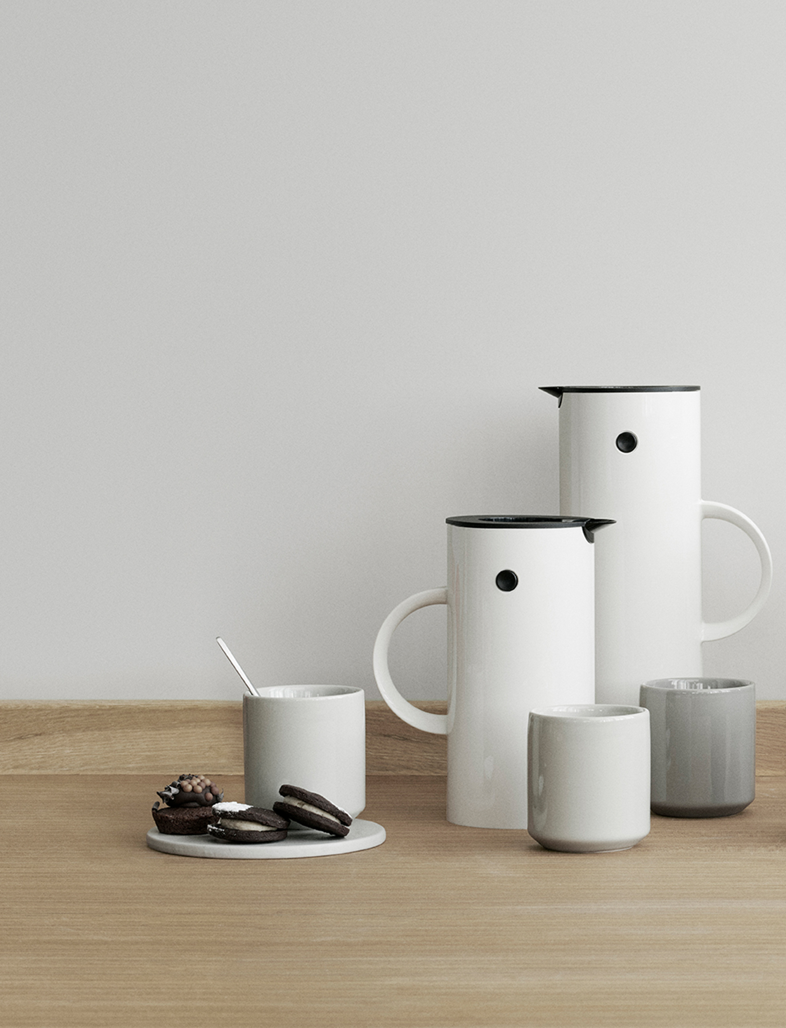 Stelton Isolierkanne EM77 0,5l in Farbe weiß
