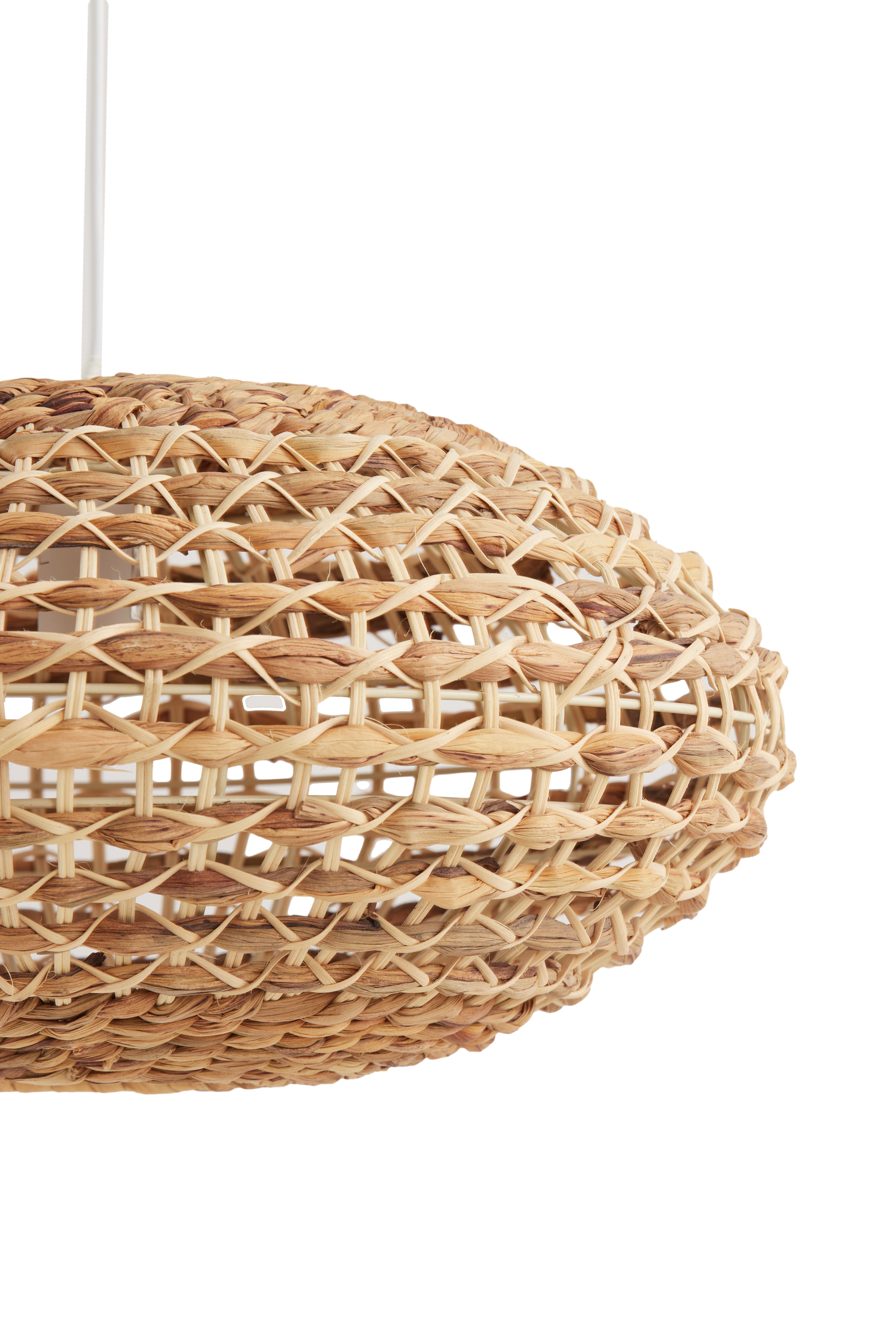 Hängeleuchte Durchm. 50x24cm in Rattan natural