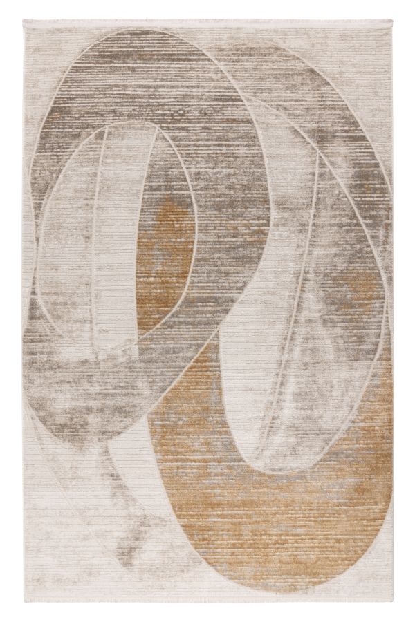 Webteppich MODENA ca. 160x230cm in Farbe gold Webteppich MODENA ca. 160x230cm in Farbe gold, Teppich, Abstrakt, Geometrisch, mehr, bunt