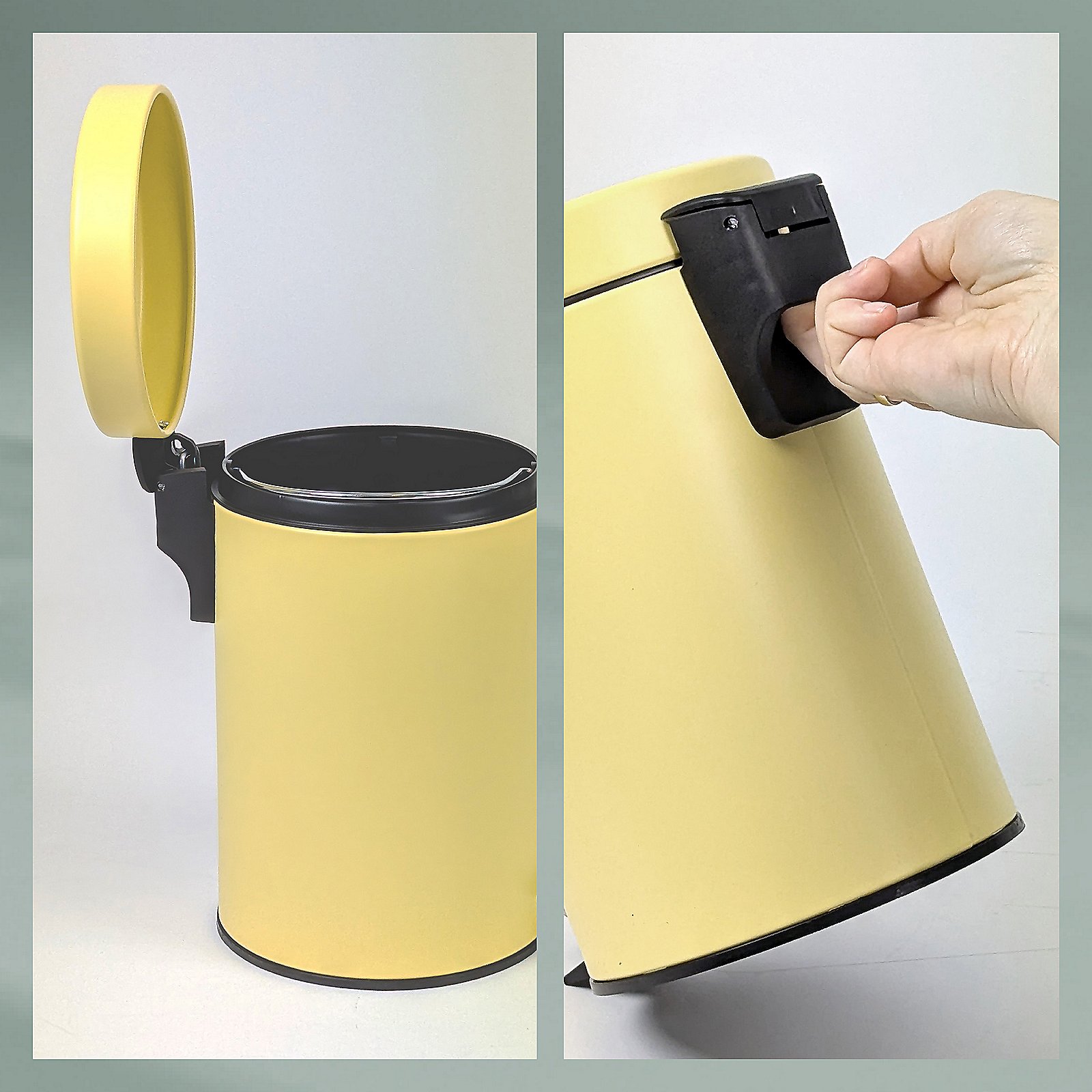 Kela Kosmetikeimer Monaco in Fb. Sonnengelb, Band