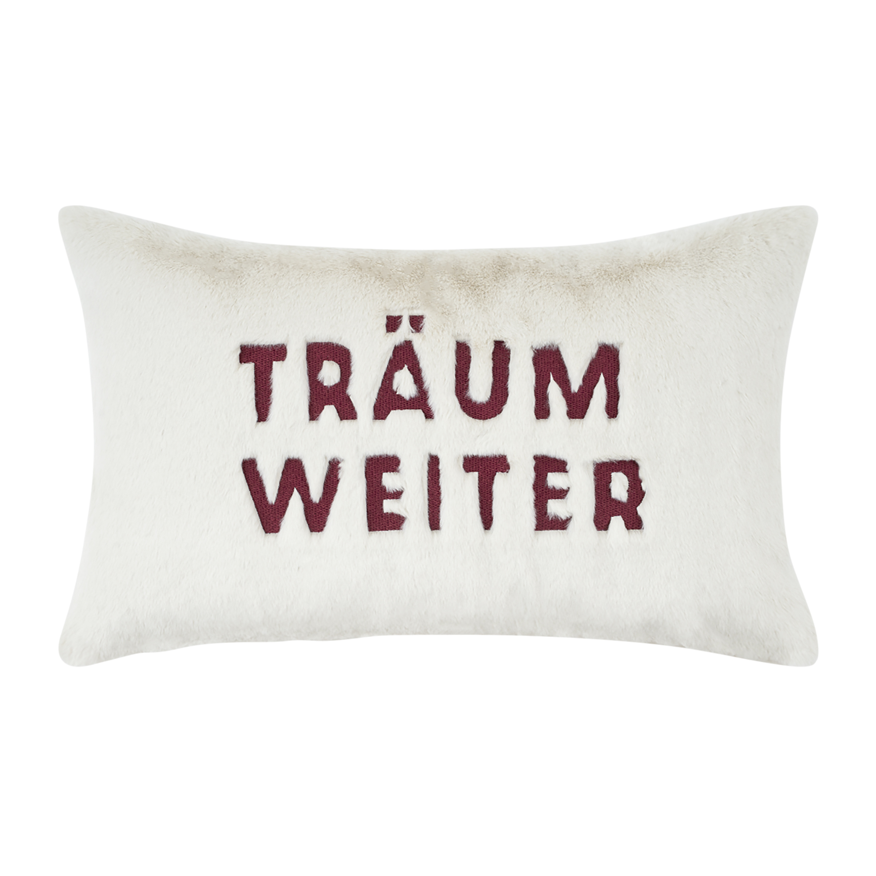 Pad Kissenhülle GAZE ca. 0x0cm in Farbe creme white-träum, Kissen, Pillow, Textil, Hirshtag, Statement-Kissen