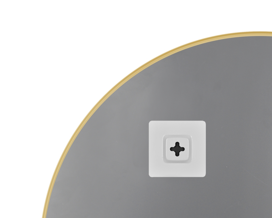 Mirrors & More Spiegel BRITTA Ø ca. 110cm in Farbe Gold